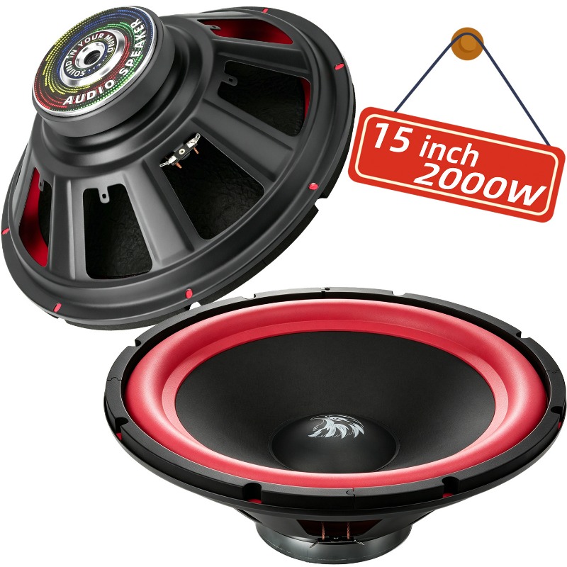Audio Music Generator - 1pcs 15 Inch Car Subwoofer 2000W