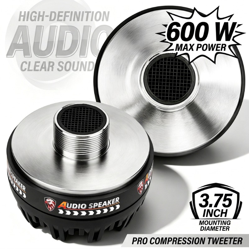 Audio Music Mixer - Gold-Plated 1/4 Inch TRS Jack Audio