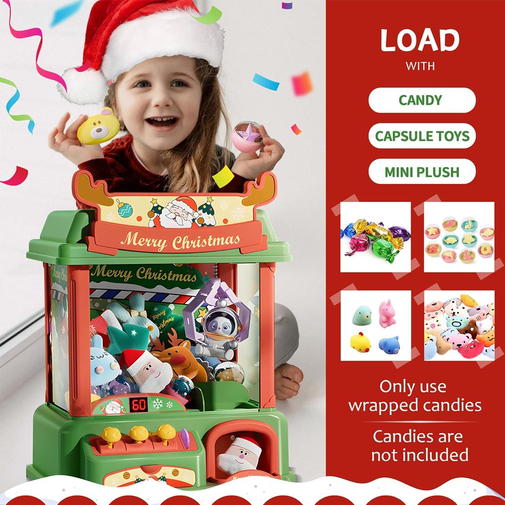 Christmas Claw Machine For Kid - огляд і ціна Audio Music Maker