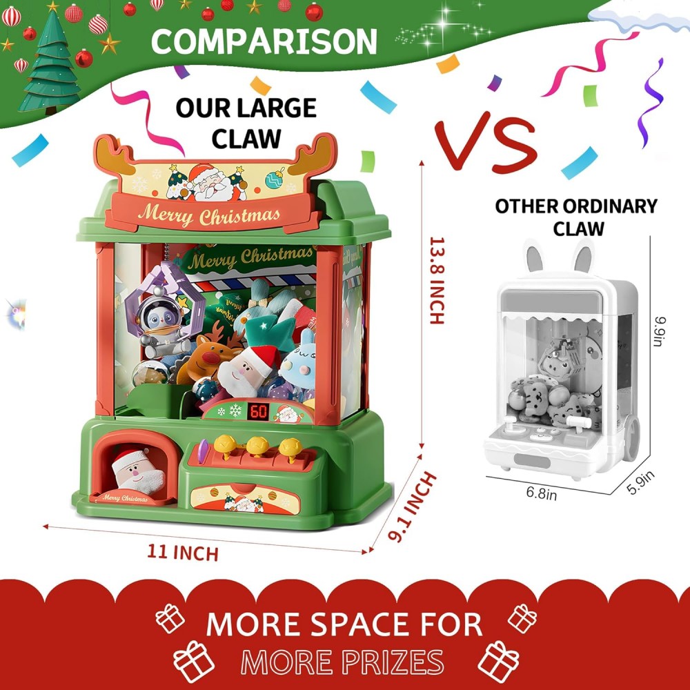 Christmas Claw Machine For Kid - огляд і ціна Audio Music Maker