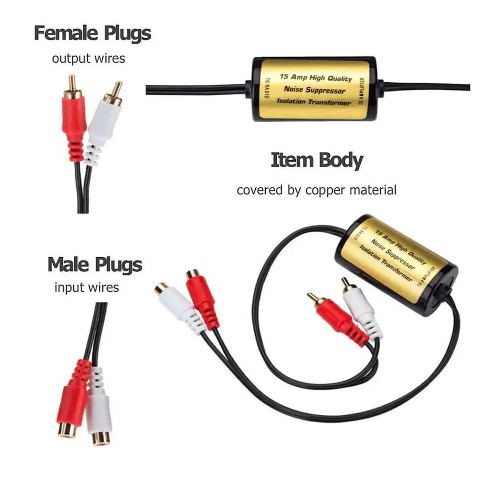 Generic RCA Audio Noise Filter - огляд і ціна Audio Music Isolator