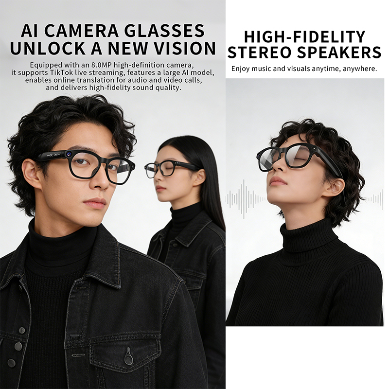 Fashionable Smart Glasses Supp - огляд і ціна Audio Music Online
