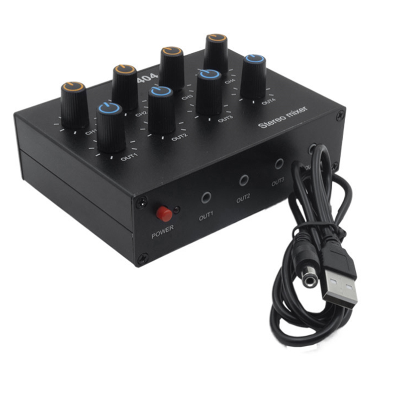 M07K-AU-404 Stereo Sound Four  - огляд і ціна Audio Music Mixer