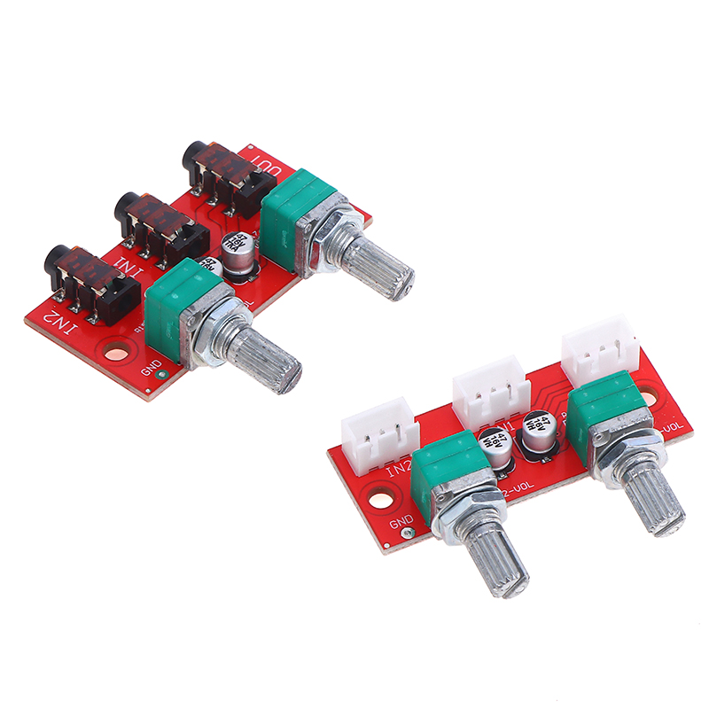 1Pc Dual Channel Stereo Passiv - огляд і ціна Audio Music Mixer