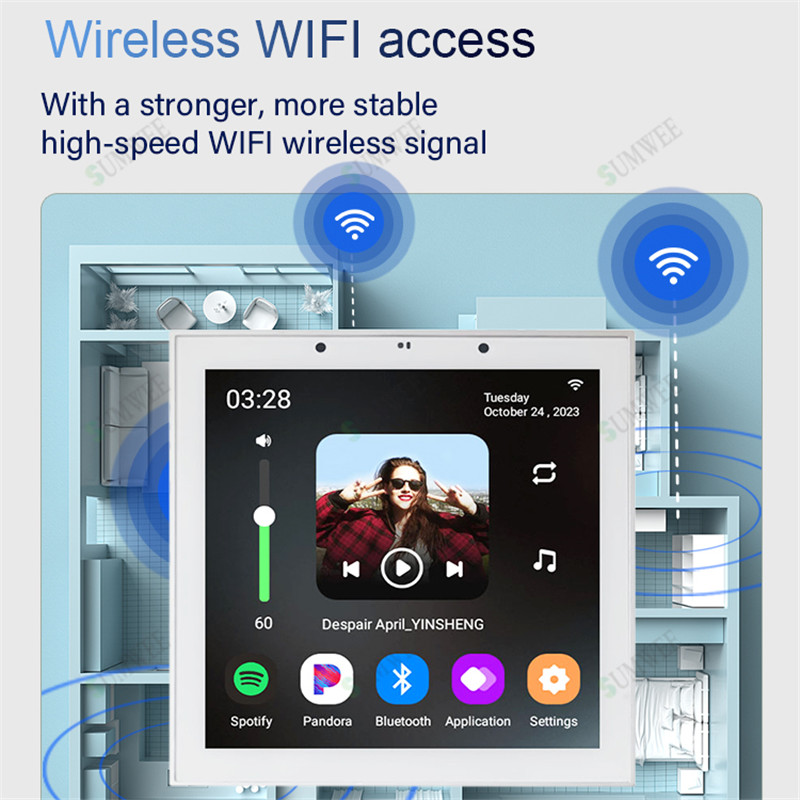 4 Inch Tuya Smart Home Set And - огляд і ціна Audio Music Generator