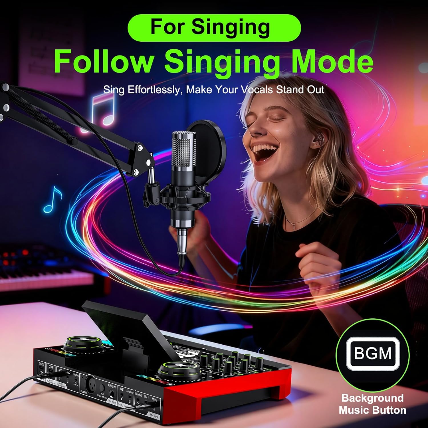 Tenlamp G10 Live Streaming Aud - огляд і ціна Audio Music Mixer