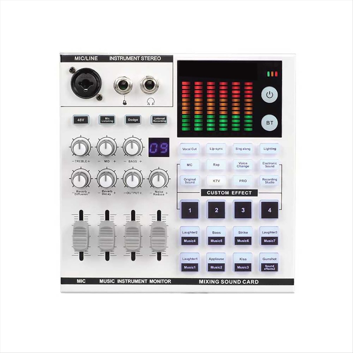 DTC5 SN800 Live Sound Card Voi - огляд і ціна Audio Music Mixer