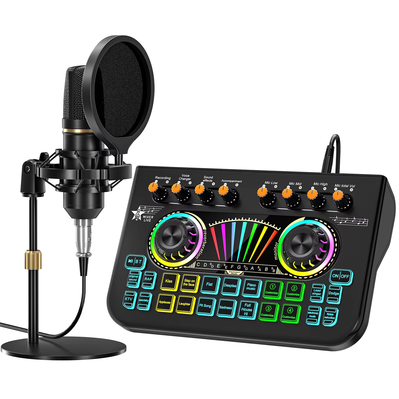 Tenlamp X3 BM800 Podcast Micro - огляд і ціна Audio Music Mixer