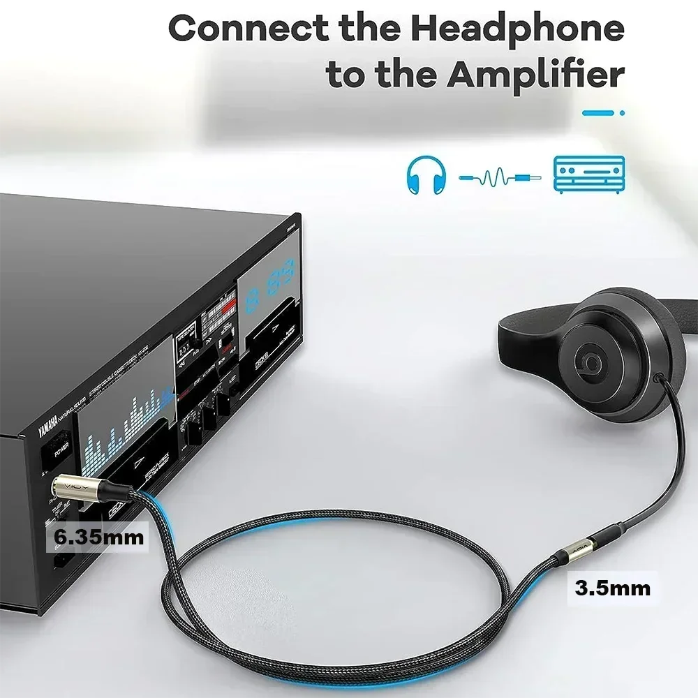 6.35mm To 3.5mm Headphone Adap - огляд і ціна Audio Music Mixer