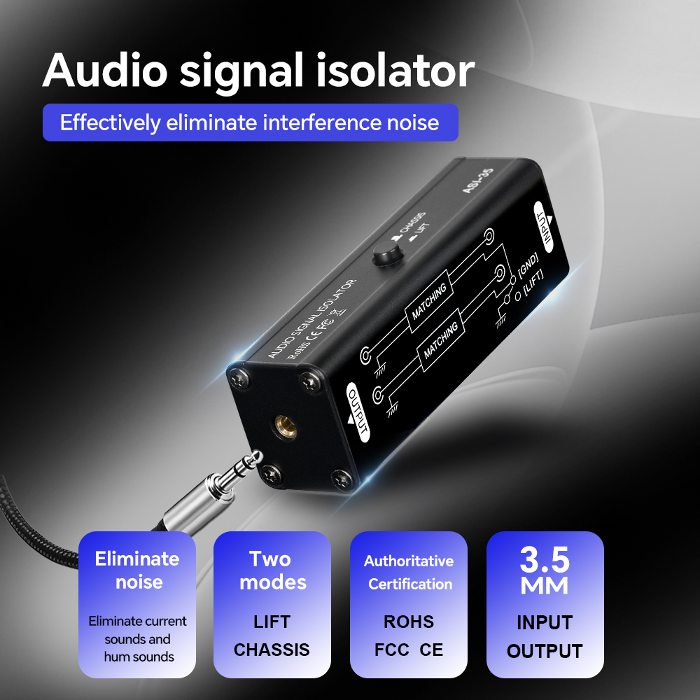 Portable 3.5MM AUX Ground Loop - огляд і ціна Audio Music Isolator